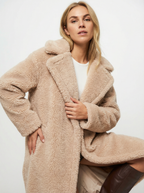 Kuscheliger Oversized Alpaka-Woll-Mantel