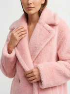 Kuscheliger Oversized Alpaka-Woll-Mantel