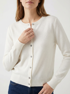 Kuschelige Strickjacke mit Knopfleiste