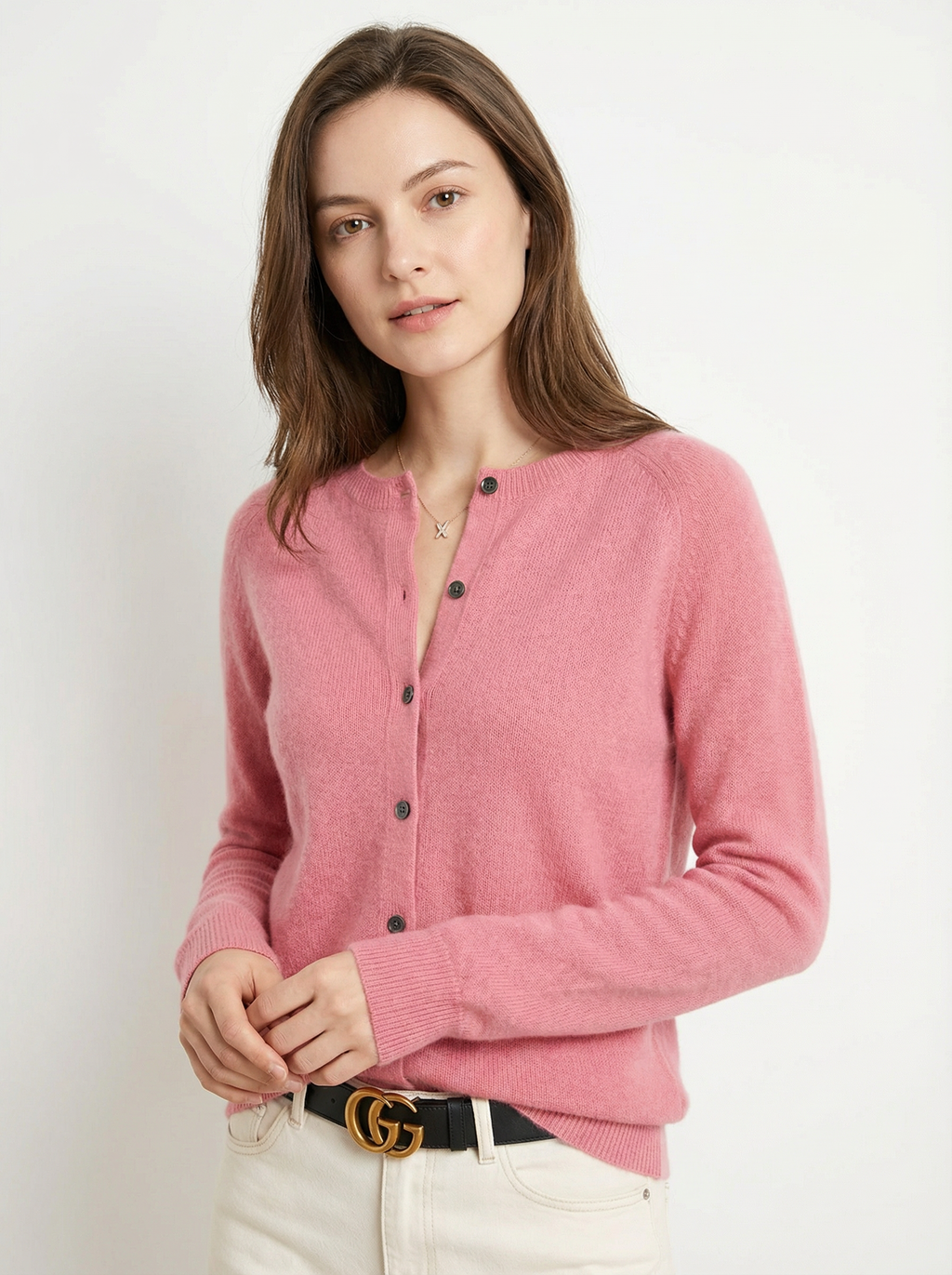 Kuscheliger Woll-Cardigan mit Knopfleiste