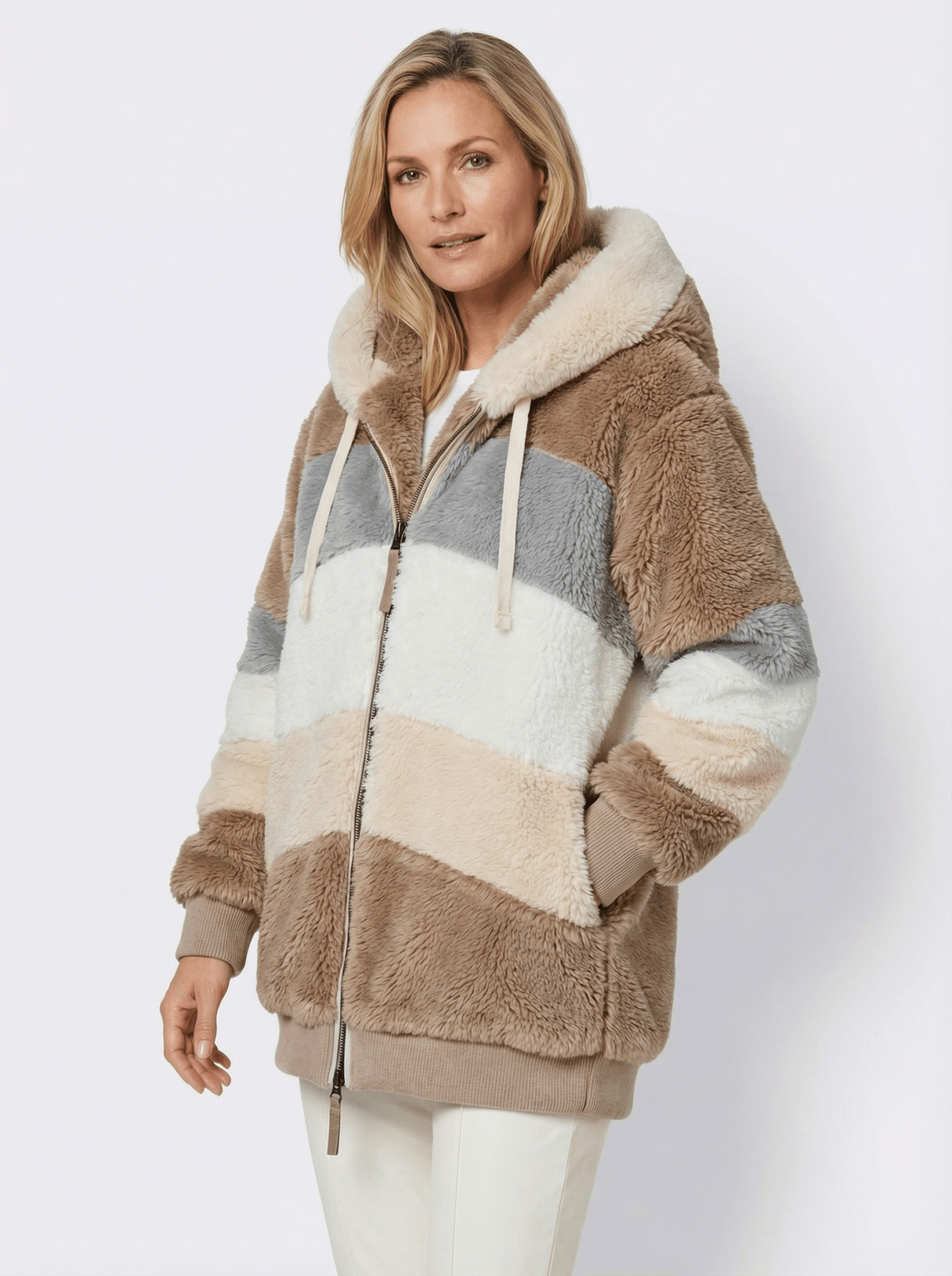 Kuschelige Oversized Winterjacke