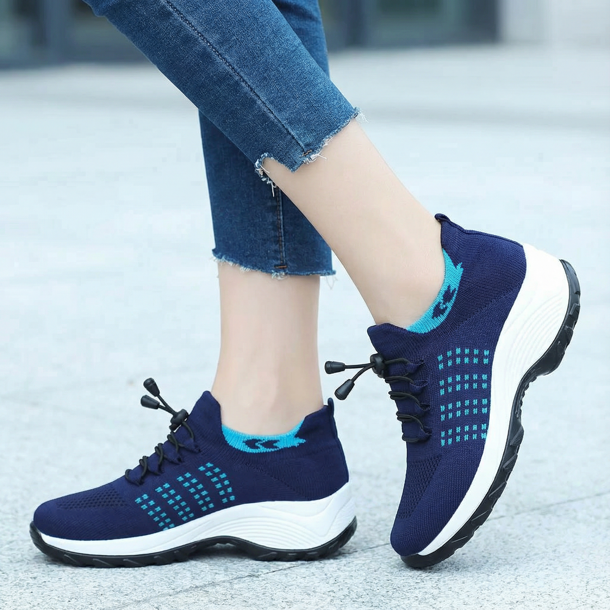 Orthopädischer Plateau-Loafer