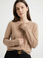 Kuschelige Strickjacke mit Knopfleiste