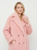 Kuscheliger Oversized Alpaka-Woll-Mantel