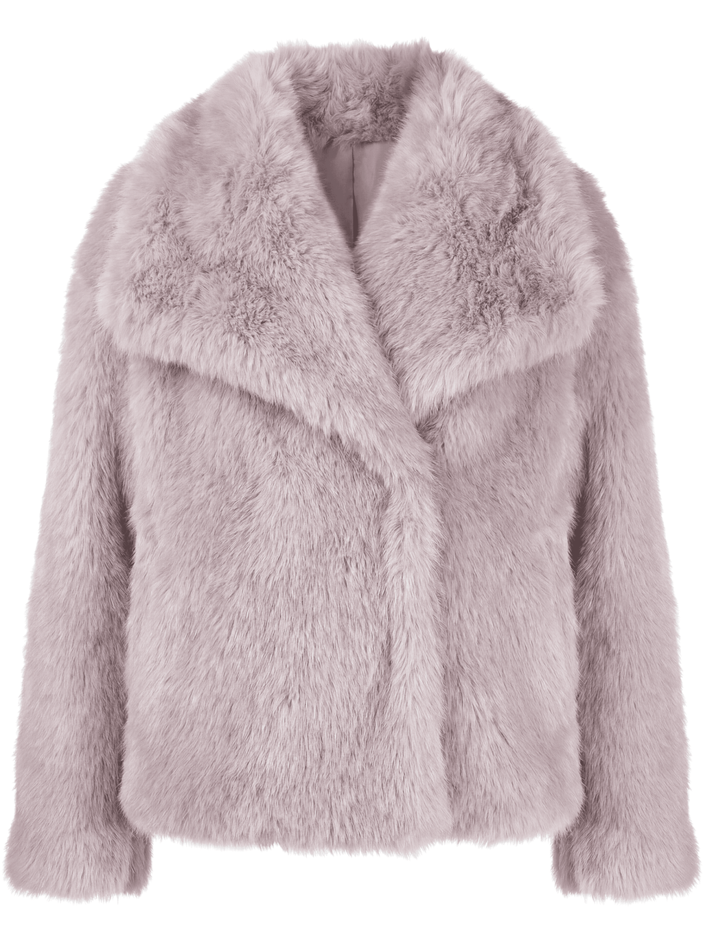 Eleganter Warmer Kunstfell-Mantel