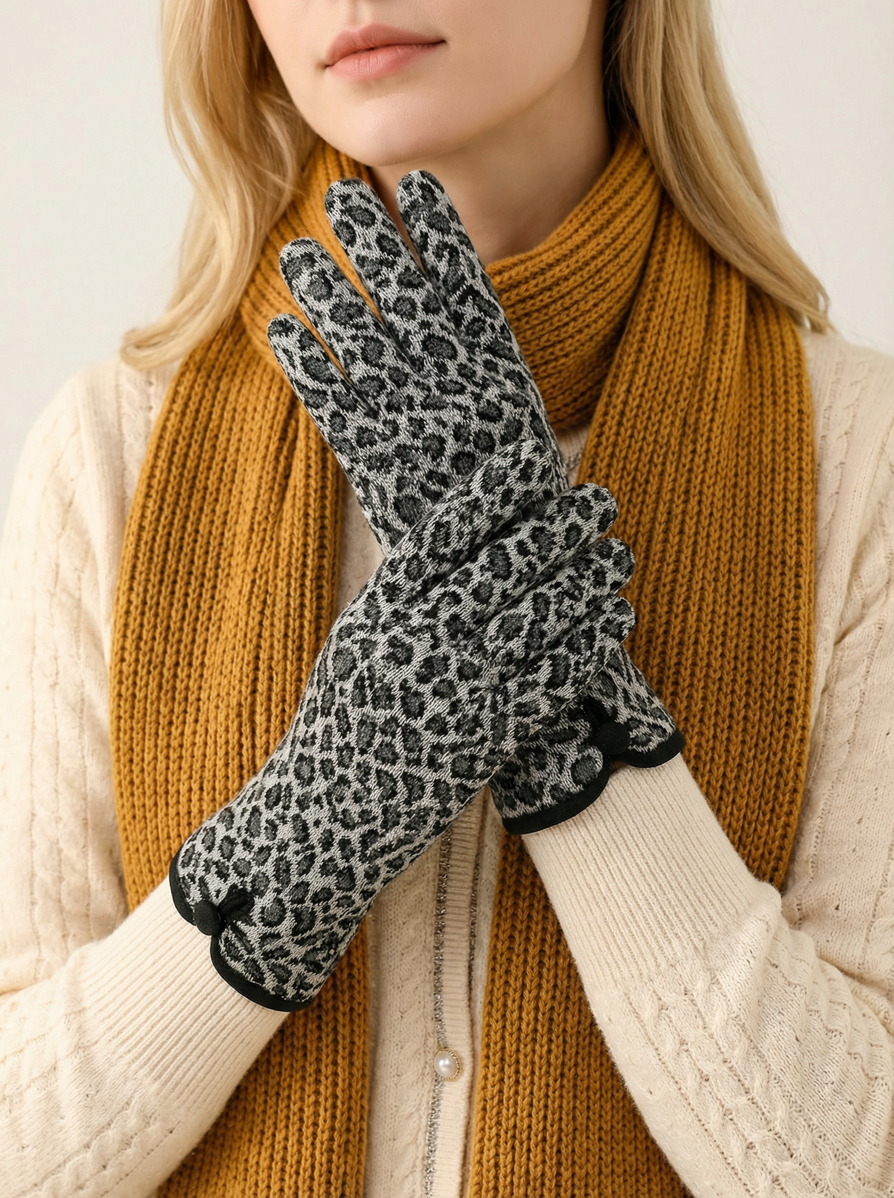 Elegante Handschuhe mit Touchscreen-Funktion