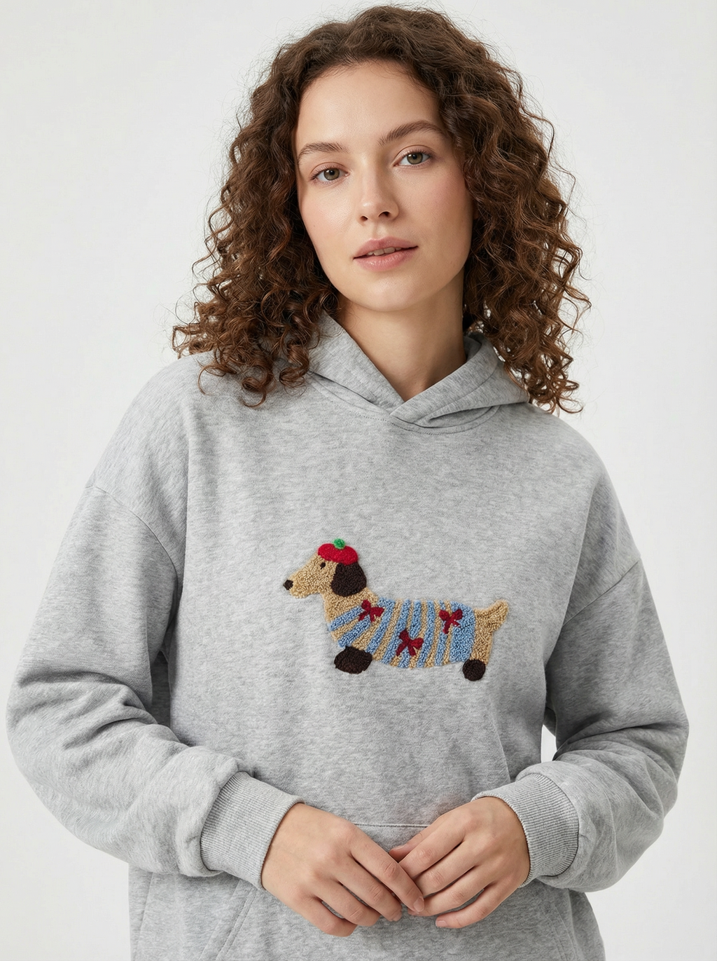 Kuscheliger Oversized Hoodie mit Print