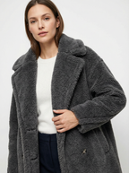 Kuscheliger Oversized Alpaka-Woll-Mantel