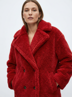 Kuscheliger Oversized Alpaka-Woll-Mantel