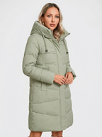Warmer, eleganter Winterparka mit Kapuze