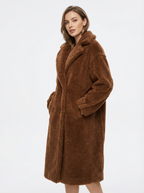 Kuscheliger Oversized Alpaka-Woll-Mantel