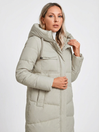 Warmer, eleganter Winterparka mit Kapuze