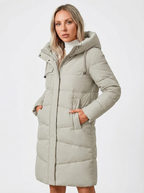 Warmer, eleganter Winterparka mit Kapuze