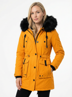 Warmer Baumwoll-Parka mit Kapuze