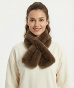 Kuscheliger Kunstfell-Halswärmer