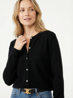 Kuschelige Strickjacke mit Knopfleiste