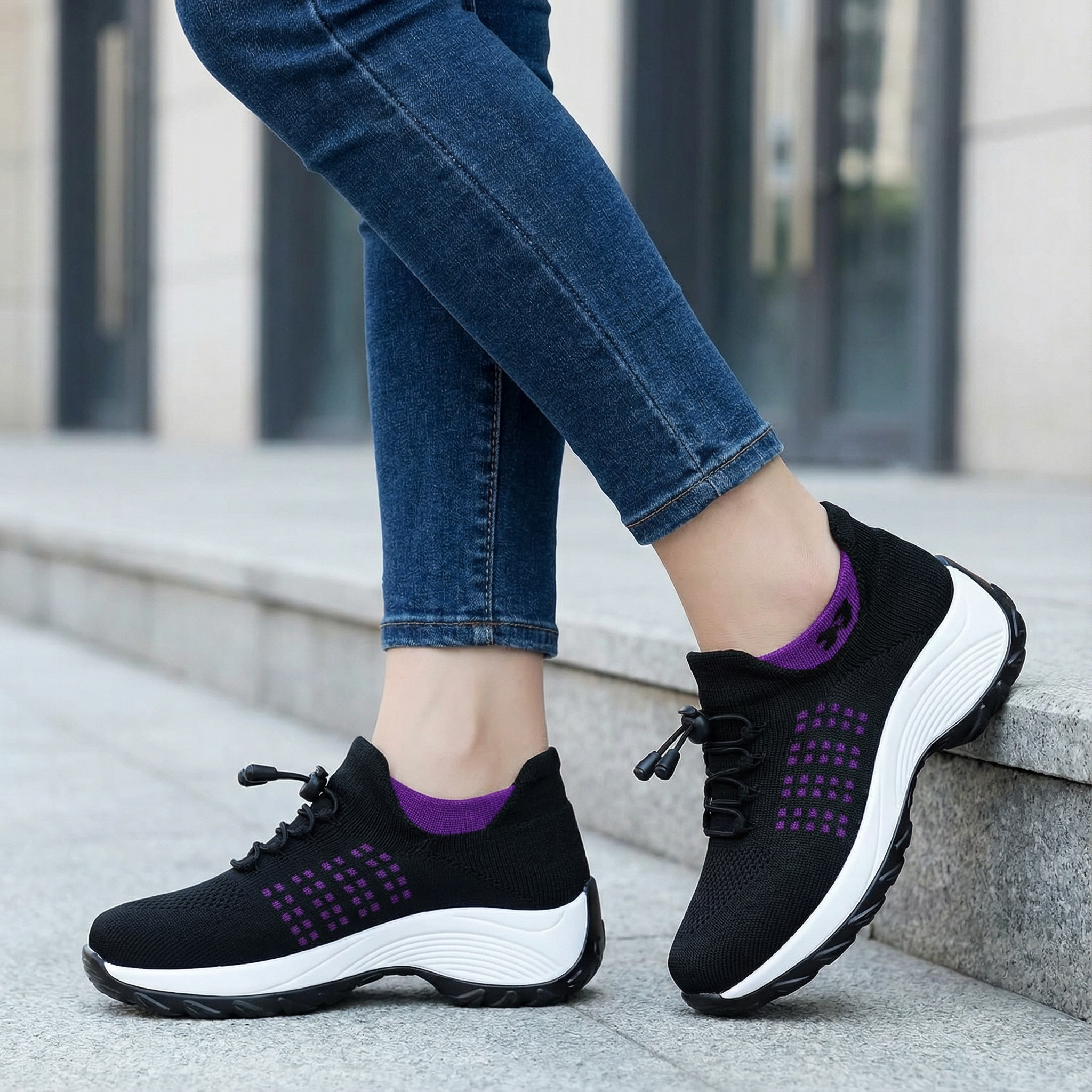 Orthopädischer Plateau-Loafer