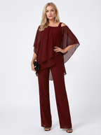 Eleganter Baumwoll-Mix Zweiteiler mit schulterfreiem Schnitt