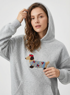 Kuscheliger Oversized Hoodie mit Print