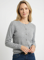 Kuschelige Strickjacke mit Knopfleiste