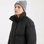 Warme, kuschelige Steppjacke mit Stehkragen