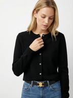 Kuschelige Strickjacke mit Knopfleiste