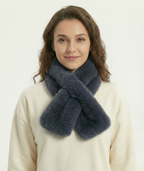 Kuscheliger Kunstfell-Halswärmer