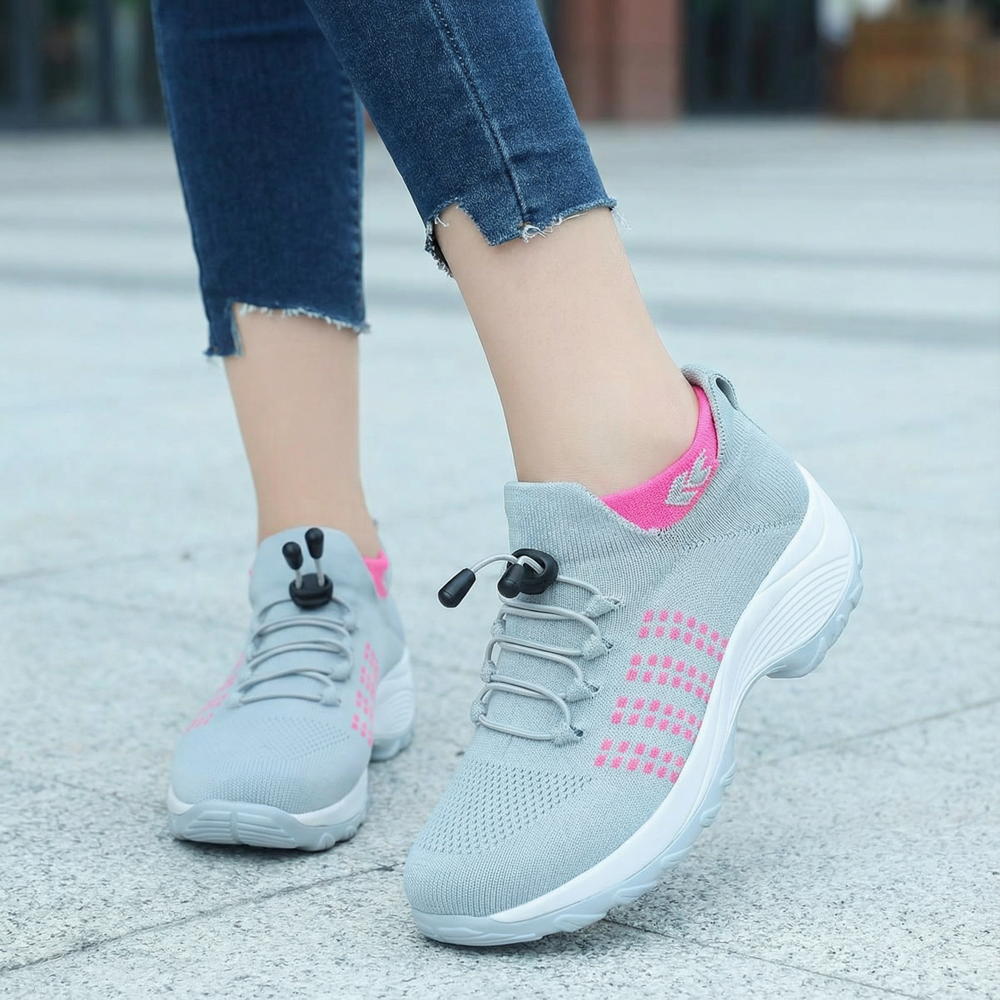 Orthopädischer Plateau-Loafer