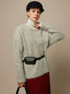 Kuscheliger Loose Fit Alpaka-Pullover