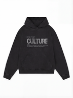 Lockerer Hoodie mit glitzerndem Letter-Print