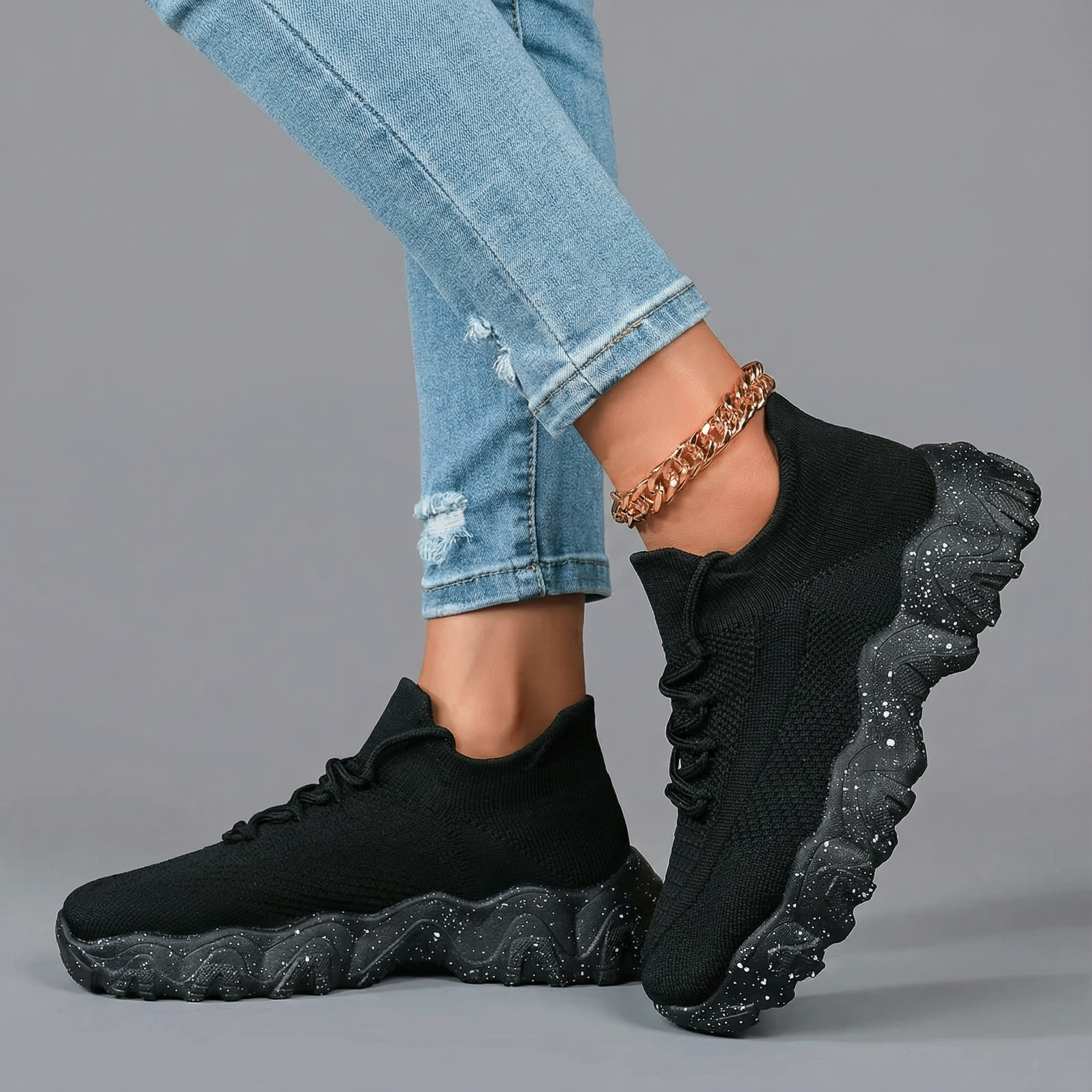 Orthopädischer Walkingschuh aus Mesh