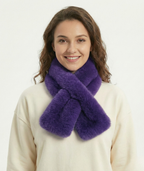 Kuscheliger Kunstfell-Halswärmer