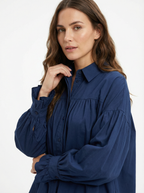 Elegante Bluse mit Laternenärmeln