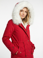 Kuscheliger Baumwoll-Parka mit Kapuze