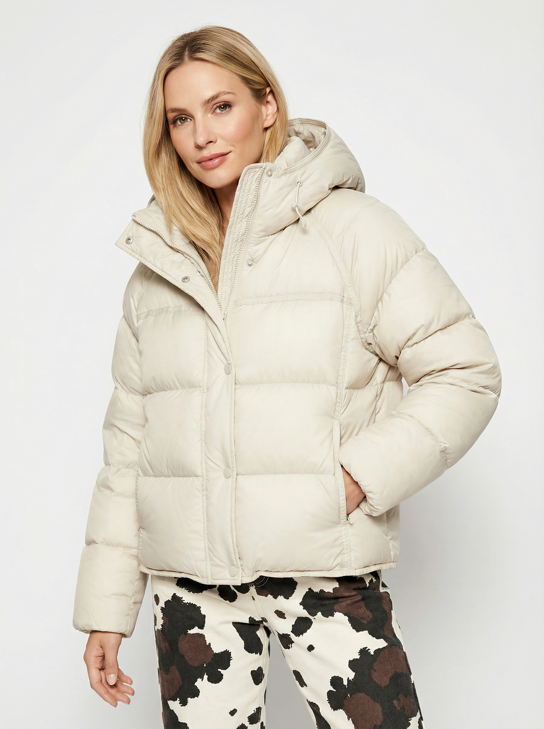 Warmer, kuscheliger Parka mit Kapuze