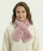 Kuscheliger Kunstfell-Halswärmer