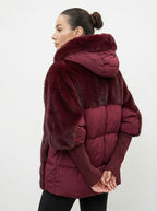 Warmer Oversized Parka mit Kunstpelz