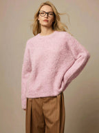 Kuscheliger Loose Fit Alpaka-Pullover