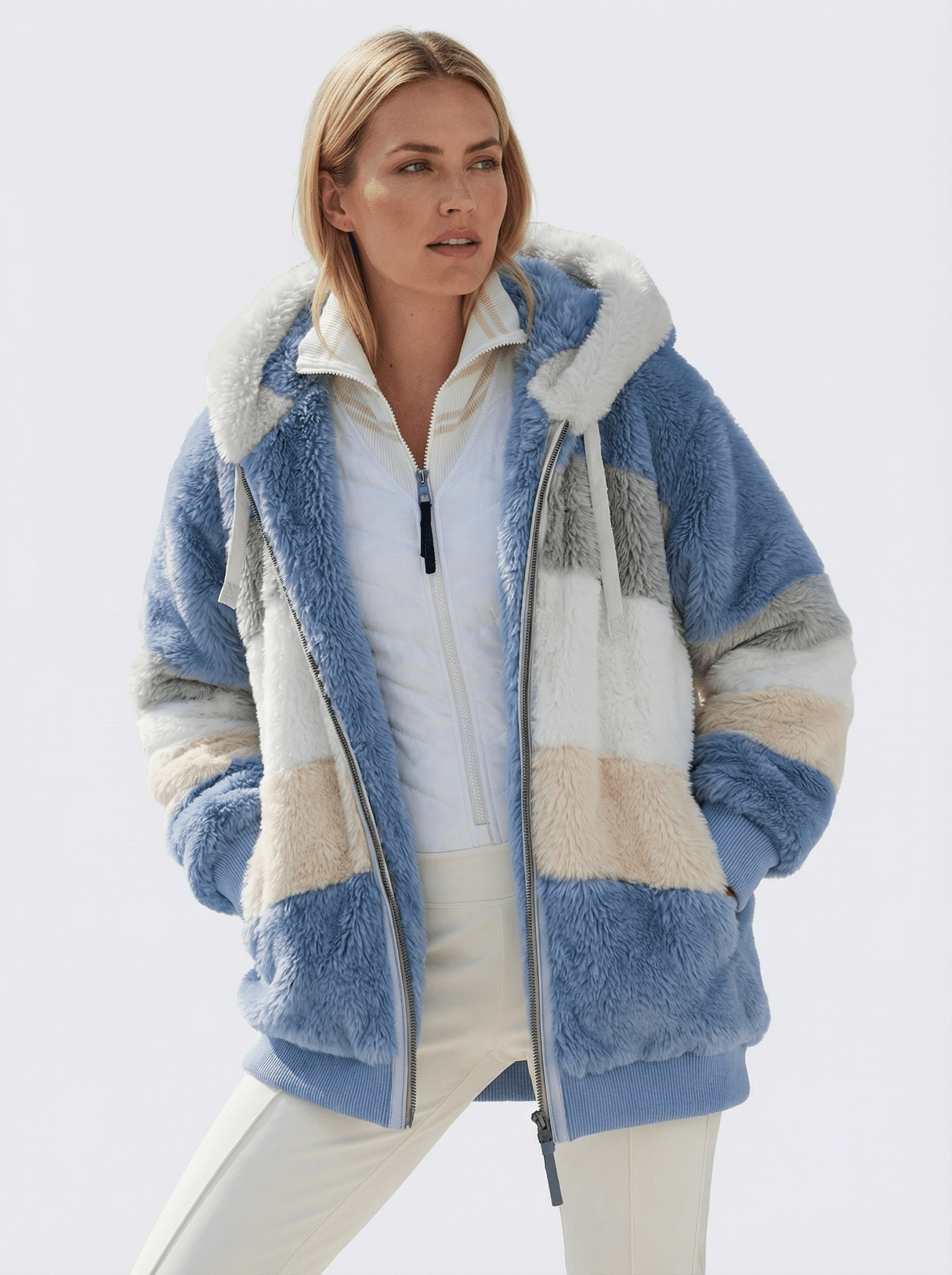 Kuschelige Oversized Winterjacke