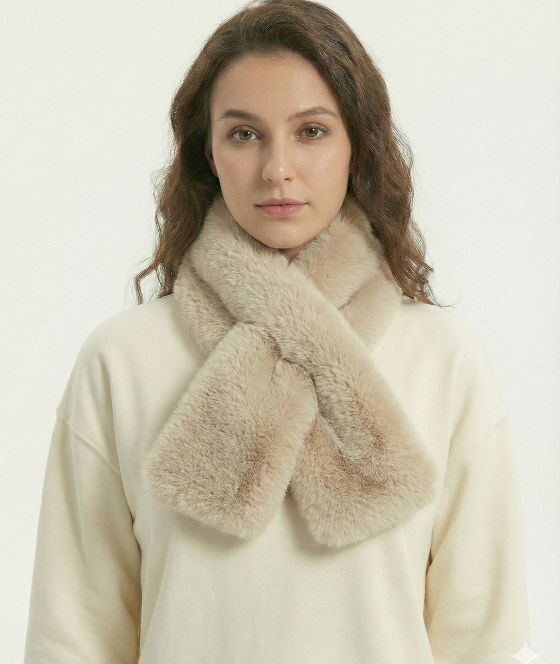 Kuscheliger Kunstfell-Halswärmer