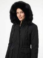 Warmer Baumwoll-Parka mit Kapuze