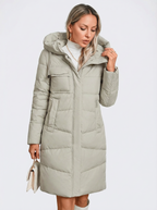 Warmer, eleganter Winterparka mit Kapuze