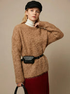 Kuscheliger Loose Fit Alpaka-Pullover