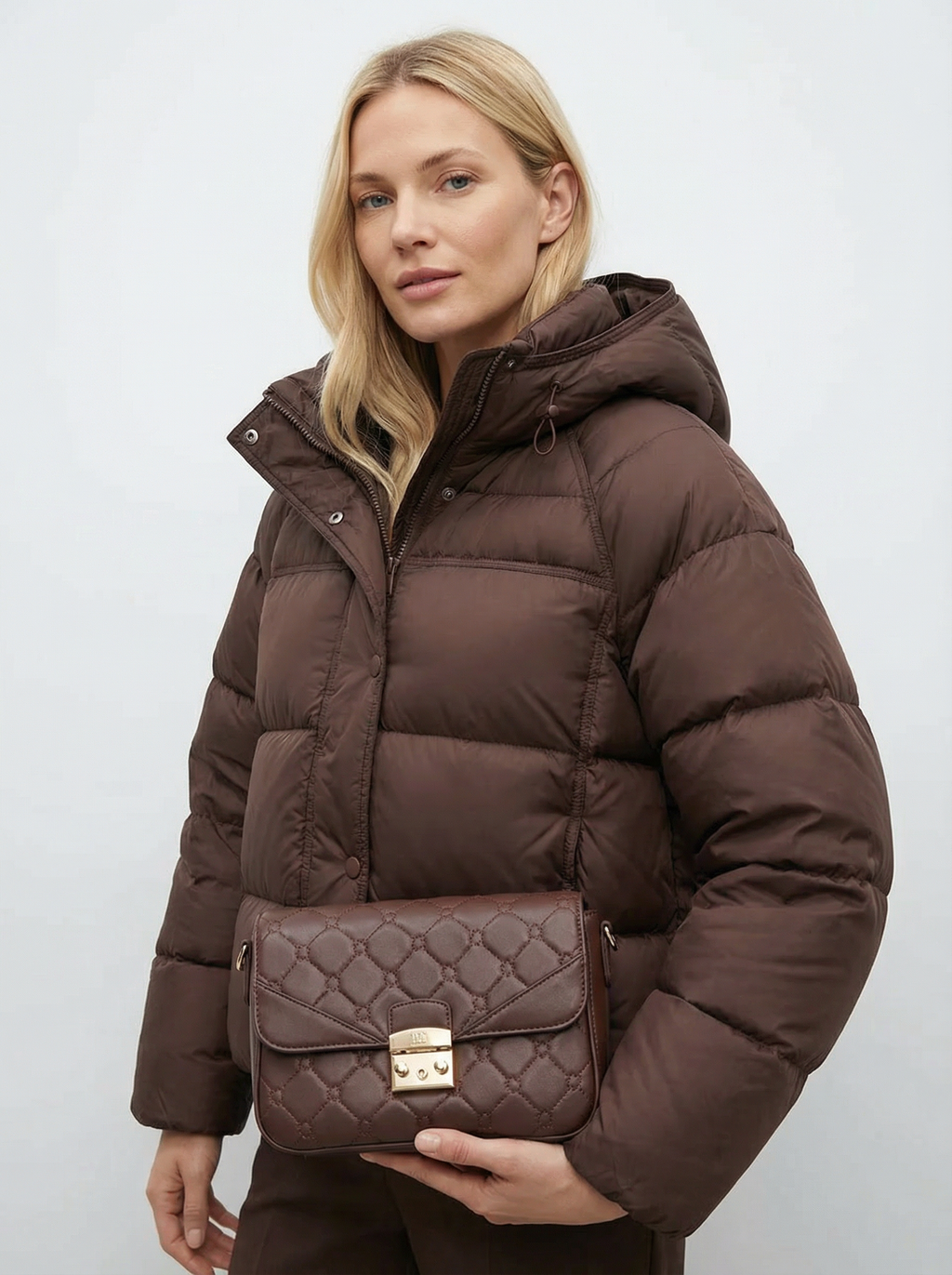 Warmer, kuscheliger Parka mit Kapuze