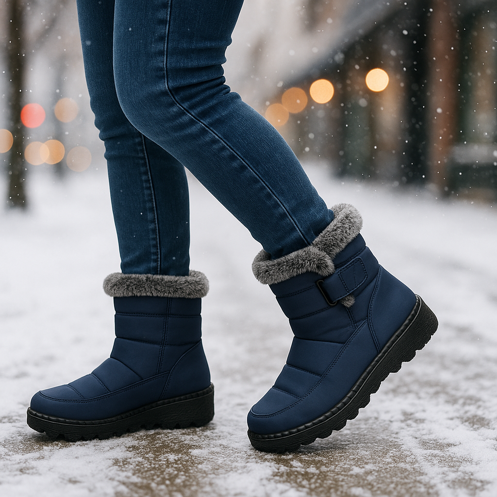 Kuschelige Schneestiefel mit Plüschfutter