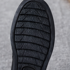 Warme Kunstleder-Boots mit Plüschfutter