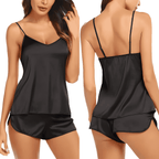 Verführerisches Satin-Pyjama-Set