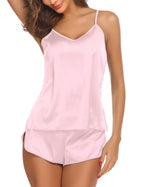 Verführerisches Satin-Pyjama-Set