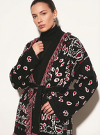 Kuscheliger Strick-Cardigan mit Kapuze