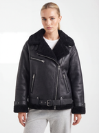 Doppelseitiger Mantel mit Gürtel